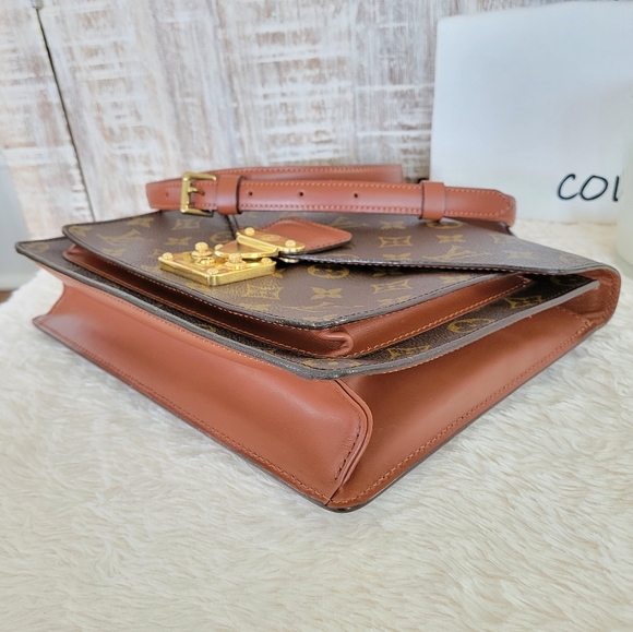 💕DISCONTINUED Very Rare Crossbody/ Shoulder Bag LOUIS VUITTON "Monceau" - Picture 9 of 16